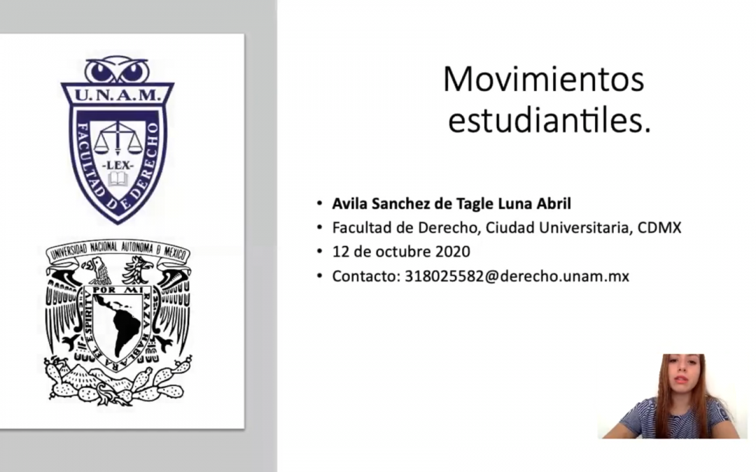 2.7 Movimientos estudiantiles