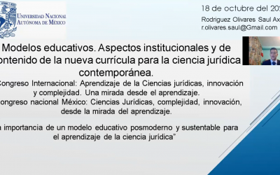2.2 La importancia de un modelo educativo posmoderno y sustentable para el aprendizaje de la ciencia jurídica